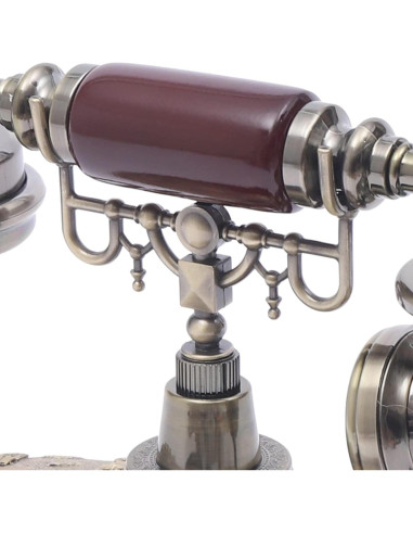 Teléfono Vintage Kreiaoer Disco Rotatorio Decorativo 16x25cm