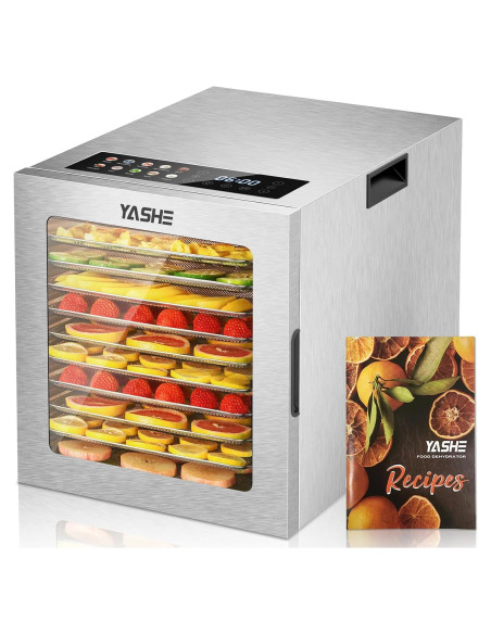 Deshidratador de Alimentos YASHE FD-1013A 10 Bandejas 850W