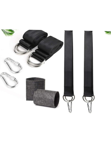 Cintas de Colgar para Hamaca BESPORTBLE 150x5cm 2 Piezas