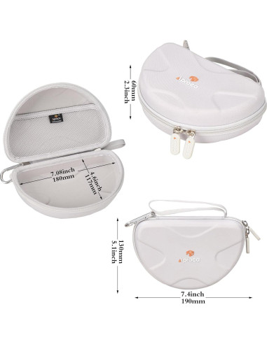 Funda Dura Portátil Aproca Gris para Auriculares Sony ZX Series