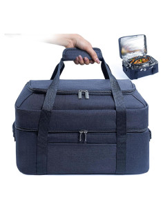 Bolsa de Transporte para Olla de Cocción Lenta BAGSPRITE 6-8 Qt Negra