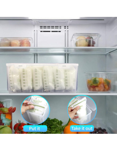 Organizador de Almacenamiento en Congelador NEAMVCT - 2 Piezas