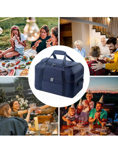 Bolsa de Transporte para Olla de Cocción Lenta BAGSPRITE 6-8 Qt Negra