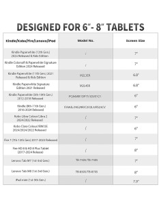 Correa de Mano MoKo para Tabletas 6-8" Rosa y Blanco 2