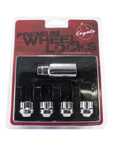 Cerraduras de Rueda Partes de Accesorios de Rueda 9/16"-18 Cromadas