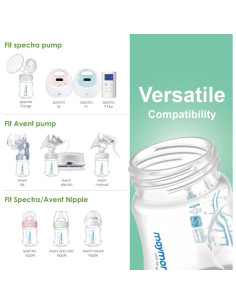 Botellas de Almacenamiento de Leche Maymom 4pc 280ml BPA Free 2