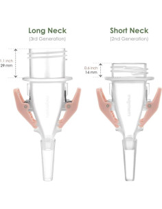 Adaptadores de bolsa de leche materna Maymom X029.3G-2Mba 2