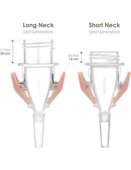 Adaptadores de bolsa de leche materna Maymom X029.3G-2Mba