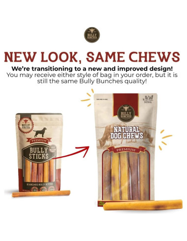 Palos de Bully 15.24 cm Bully Bunches 100% Carne de Res