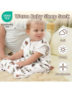 Saco de Dormir de Invierno David's Kids 0-6 Meses Algodón 2.5 TOG 2