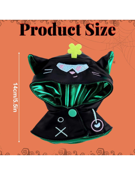 Chal de Muñeca Halloween Fukaisu 14cm Diablo Negro Verde