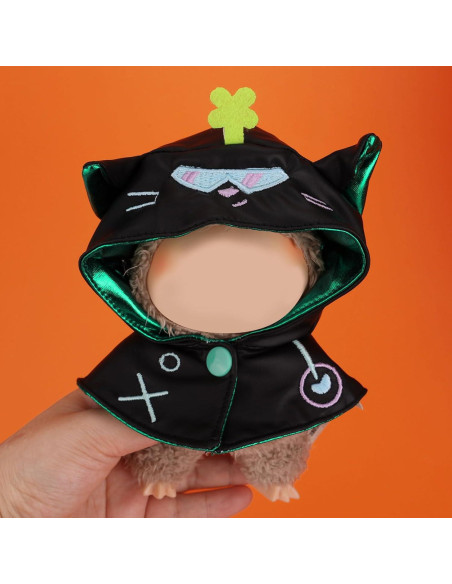 Chal de Muñeca Halloween Fukaisu 14cm Diablo Negro Verde