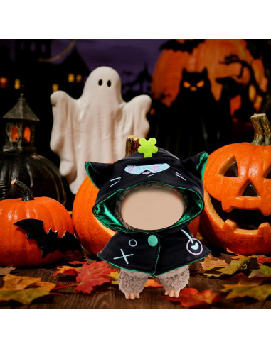 Chal de Muñeca Halloween Fukaisu 14cm Diablo Negro Verde