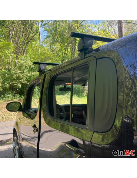 Barras Transversales OMAC para Toyota Yaris 2007-2012 Negro