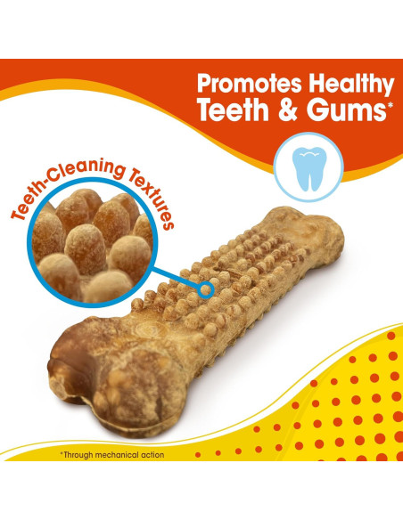 Golosinas Naturales para Perros Nylabone Pollo 187g - 8 Unidades