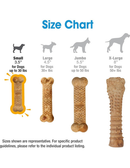 Golosinas Naturales para Perros Nylabone Pollo 187g - 8 Unidades