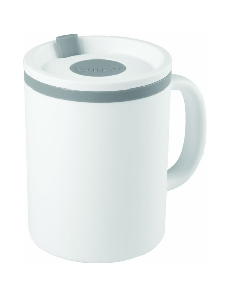 Taza de Escritorio Copco 0.47L Doble Pared Libre de BPA Gris