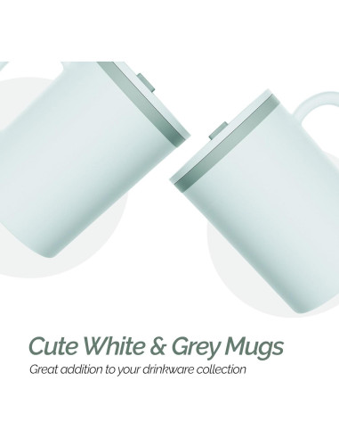 Taza de Escritorio Copco 0.47L Doble Pared Libre de BPA Gris