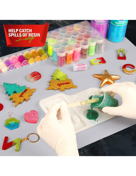 Alfombrilla de Silicona LEOBRO 59.5 x 39.7 cm Gris Claro