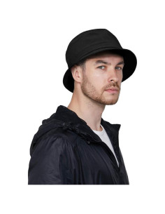 Sombrero de Cubo Impermeable DOCILA para Hombre Negro