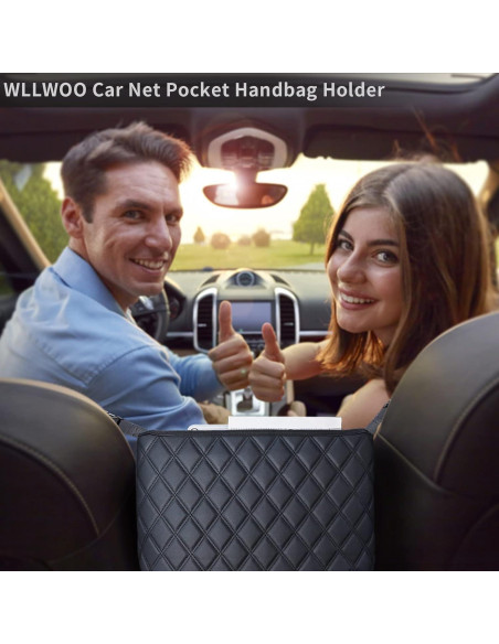Sujetador de Bolsa de Mano WLLWOO para Automóvil - Organizador
