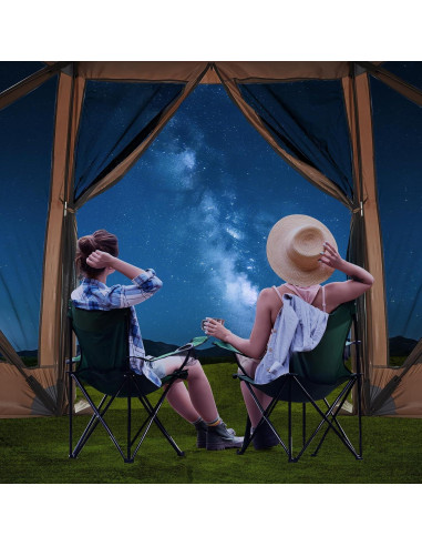 Carpa Gazebo Portátil Dainslef 10x10ft con Mosquitera y 6 Paredes