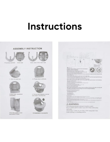 Asiento de bañera plegable antideslizante para bebés Gris