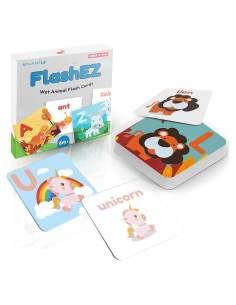 Tarjetas de Flash SplashEZ A-Z para Baño - Aprendizaje Divertido