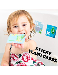 Tarjetas de Flash SplashEZ A-Z para Baño - Aprendizaje Divertido 2