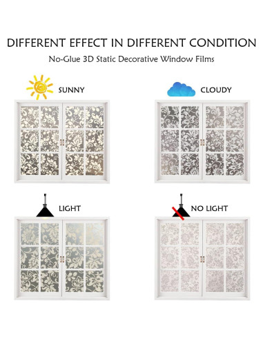 Película de Privacidad para Ventanas CottonColors 89x398 cm