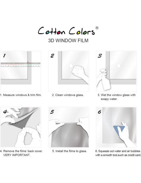 Película de Privacidad para Ventanas CottonColors 89x398 cm