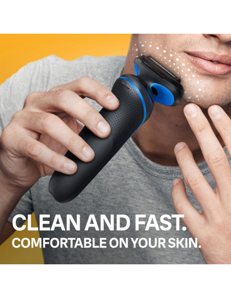 Afeitadora Eléctrica Braun Serie 5 5120s, 2 Modos, Azul