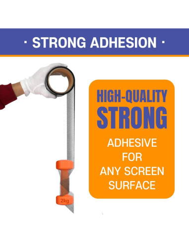 Cinta de Reparación de Pantallas HA SHI 5.08 cm x 1.98 m Negra