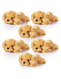 Conjunto 6 Perros de Peluche Harrycle 20 cm Suaves para Niños