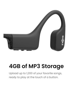Reproductor MP3 a prueba de agua SHOKZ OpenSwim - Negro 2