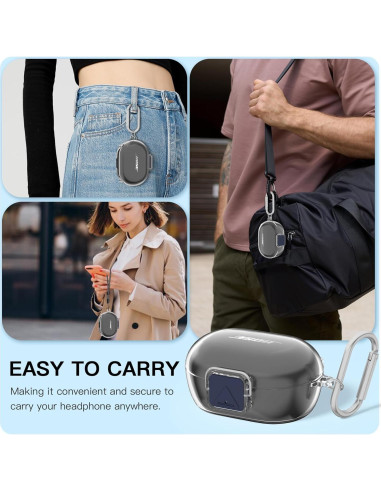 Funda protectora TUDIOW para auriculares Bose QuietComfort 2024