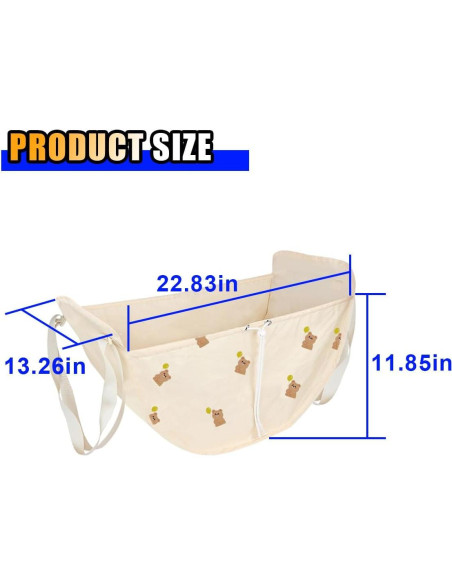 Organizador de Asiento de Coche SMILFUY Beige Plegable 58x33cm