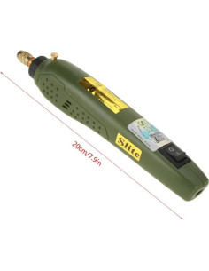 Mini Taladro Eléctrico Walfront 15W 18000RPM Verde Militar 2