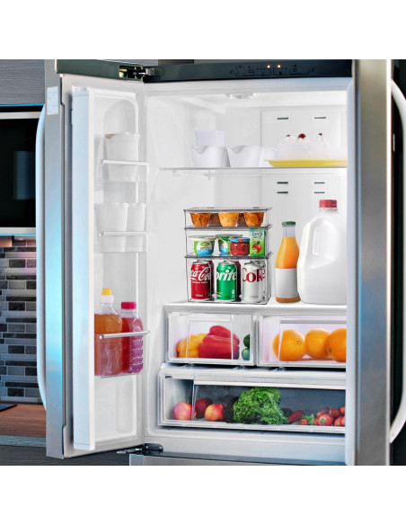 Contenedores de Almacenamiento Sorbus Medianos con Tapa Bisagra - Juego de 2