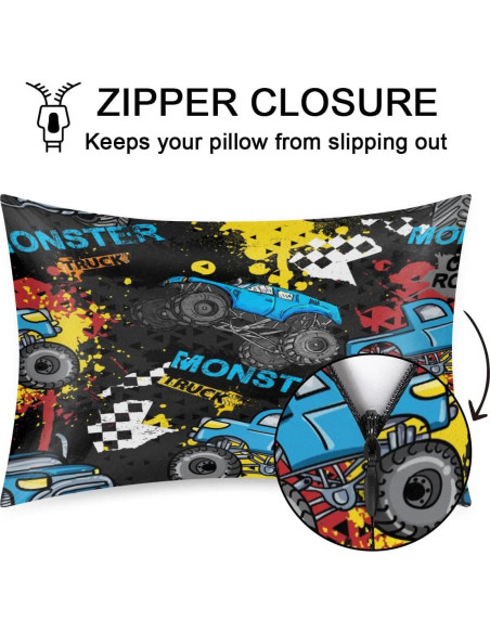 Funda de Almohada Estándar Shawcampfloor Camión Divertido 50x76 cm