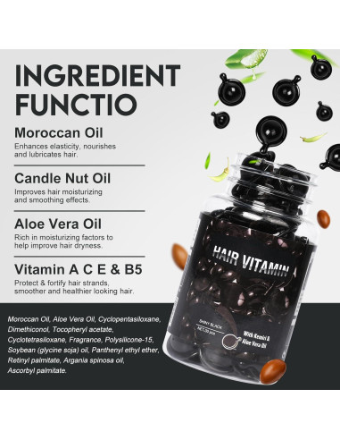 Suero Vitamínico para el Cabello WAONIQ - 30 Cápsulas