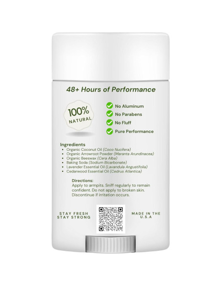 Desodorante Natural LAV'ENDURE 100% Orgánico 113g Sin Aluminio