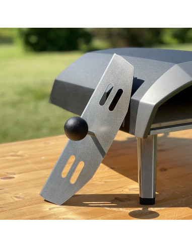 Puerta de Horno de Pizza Raw Rutes para Ooni Koda 12 - Acero Inoxidable