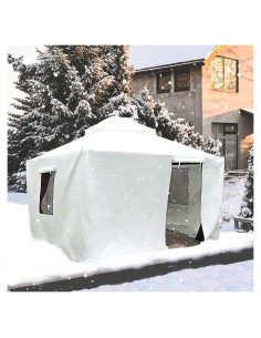 Cubierta Universal de Invierno Domi 2.44m x 2.44m Blanca