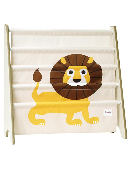 Estante de Libros 3 Sprouts León - Organizador Infantil 155x10 cm