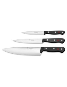 Juego de cuchillos de chef Wüsthof Gourmet 3 piezas 20.3 cm