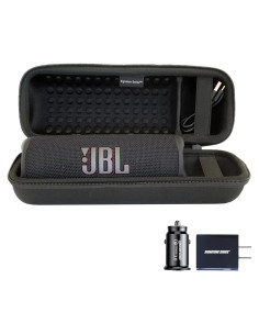Funda Dura EVA para Altavoz JBL Flip 6 + Cargador Pared y Coche