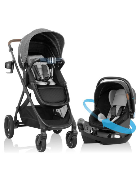 Sistema de Viaje Evenflo Shyft Intuiti+ con Asiento Revolve180