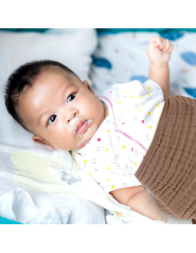 8 Paquetes de Pañales de Muselina Remagr 25x50 cm Algodón