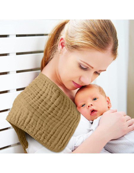 8 Paquetes de Pañales de Muselina Remagr 25x50 cm Algodón